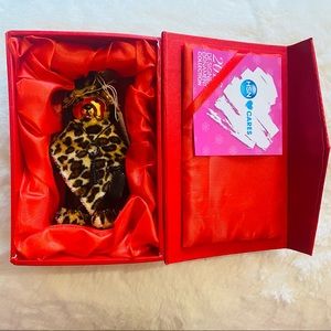 St Jude Hospital HSN Cares Ornament 2016 Bear Swarovski Crystal NEW old Stock.